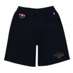 Boys Organic Cotton Twill Black Shorts