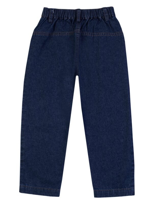 Boys Organic Cotton Denim Blue Jeans - Image 3