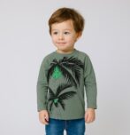 Boys Organic Cotton Single Jersey Lilypad Tshirt