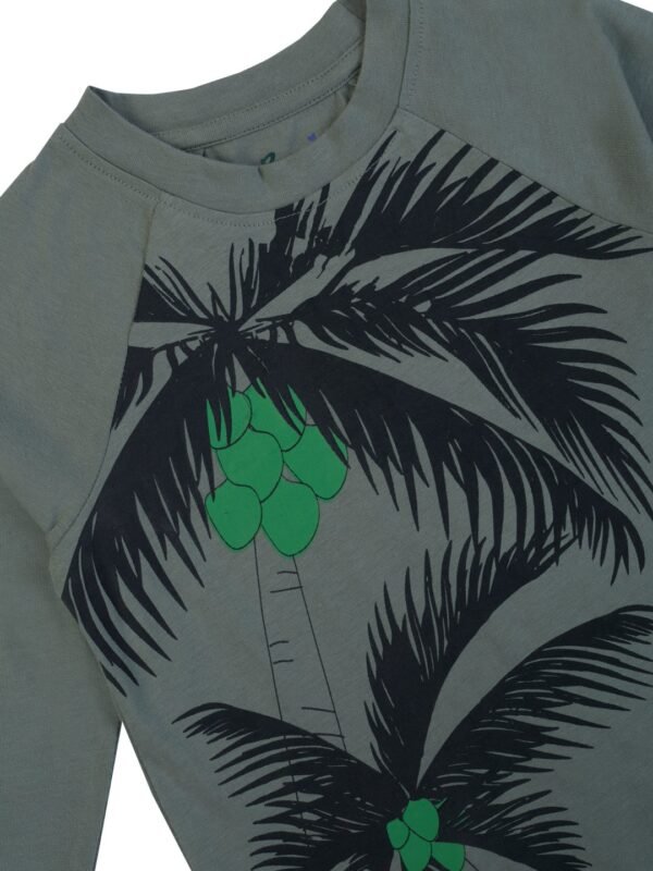 Boys Organic Cotton Single Jersey Lilypad Tshirt - Image 4