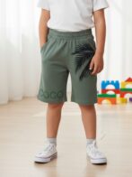 Boys Organic Cotton Single Jersey Lilypad Shorts