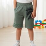 Boys Organic Cotton Single Jersey Lilypad Shorts
