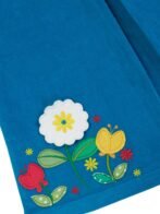 Girls Organic Cotton Corduroy Tobermerry Teal Dress - Image 4