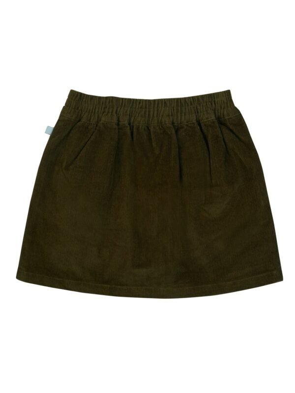 Girls Organic Cotton Corduroy Herb Skirt - Image 4