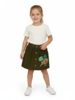 Girls Organic Cotton Corduroy Herb Skirt - Image 5