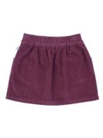 Girls Organic Cotton Corduroy Rubarb Skirt - Image 3