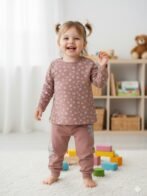 Girls Organic Cotton Interlock Gumdrop Co-Ordinate