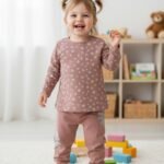 Girls Organic Cotton Interlock Gumdrop Co-Ordinate