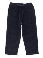 Pranava Unisex Organic Cotton Corduroy Full Length Solid Pant - Indigo Blue - Image 4