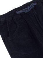 Pranava Unisex Organic Cotton Corduroy Full Length Solid Pant - Indigo Blue - Image 5