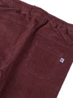 Pranava Unisex Organic Cotton Corduroy Full Length Solid Pant - Rhubarb Red - Image 7