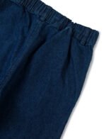 Unisex Organic Cotton Denim Solid Jogger Pant - Blue - Image 5
