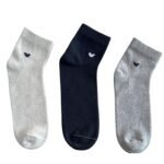 Pranava Premium 100% Organic Cotton Men & Women Socks (Pack of 3) - Free Size