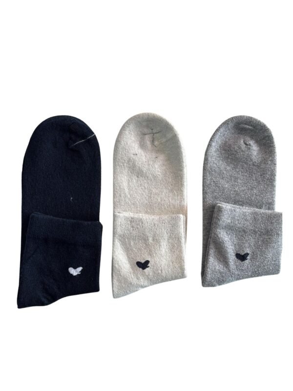 Pranava Premium 100% Organic Cotton Men & Women Socks (Pack of 3) - Free Size - Image 4