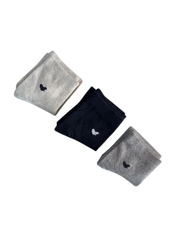 Pranava Premium 100% Organic Cotton Men & Women Socks (Pack of 3) - Free Size - Image 3