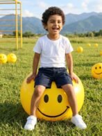 Boys Organic Cotton Rib Knee Length Bus Applique Shorts - Navy - Image 4