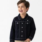 Unisex Organic Cotton Heavy Weight Twill Full Sleeve Solid Jacket - Navy