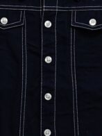 Unisex Organic Cotton Heavy Weight Twill Full Sleeve Solid Jacket - Navy - Image 4