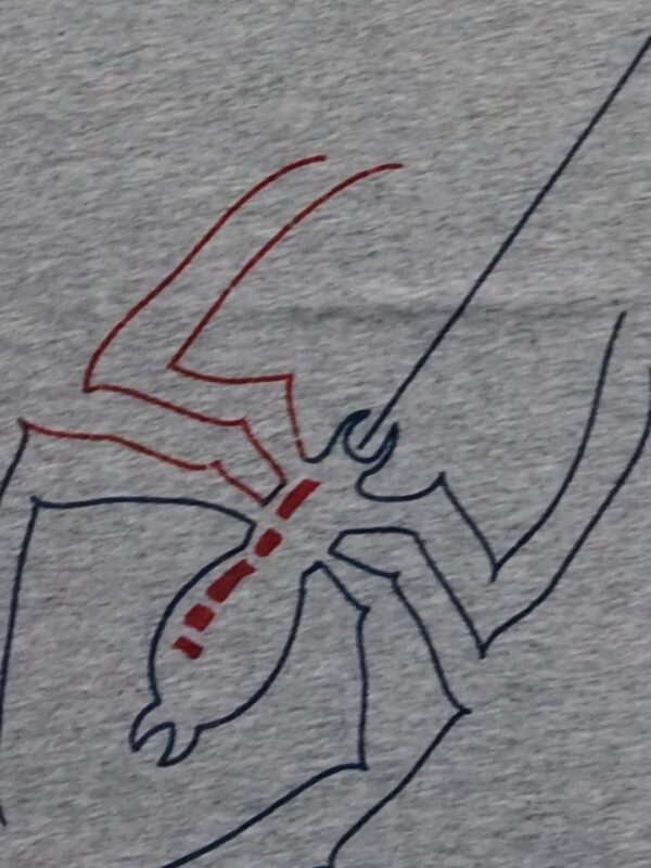 Boys Organic Cotton Single Jersey Short Sleeve Spider Print T-Shirt - Blue - Image 4